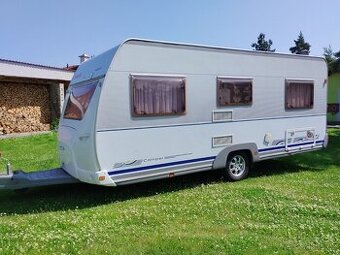 DETHLEFFS pro 4.Fr.postel. Mover+bat. Sprcha. 100km/h - 1