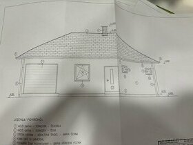 Projekt na bungalov - obytná plocha 73,72 m2 - 1