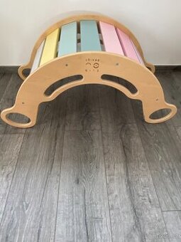 Montessori houpačka Elis Design 5v1 pastel
