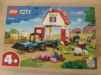 Lego 60346 city stodola se zvířátky, farma