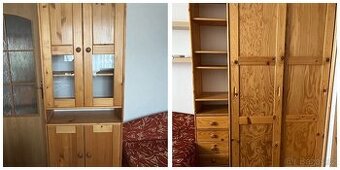 Skříně - masiv borovice