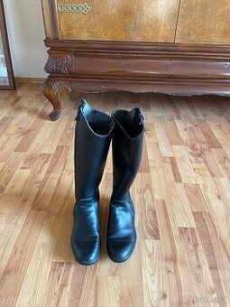 Jezdecké kožené boty, vel. 38