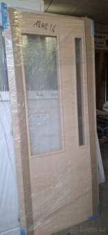 dveře 80L 2 sklo Javor