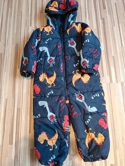 Zimní kombinéza s dinosaury 92 NEXT