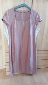 Dámské starorůžové šaty vel. 44/XL