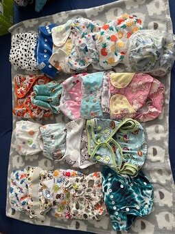 Velký set látkových plen