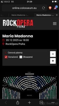 Maria Madonna Praha 20.12.