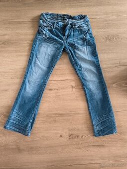 Dámské rozšířené džíny 38