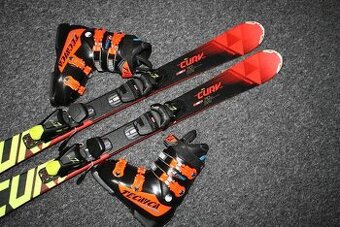 Lyže fischer Curv 110 cm , drevene jadro , sendvičova