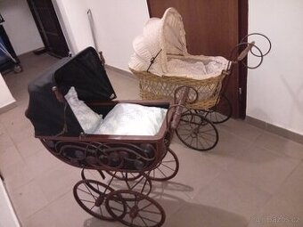 Retro kočárky pro panenky