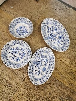 Cibulák Dubí, mísa a tác 3 kusy.