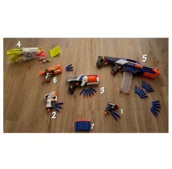 Pistole NERF s náboji