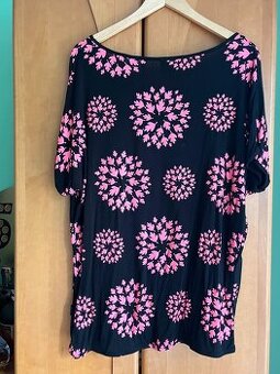 Pružné triko s neonovými vzory  XL