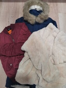 Kabát Gate vel.XS-34,Bomber vel.XS,Kožíšek vel.S-M