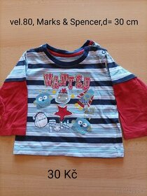 Trička vel 80 různá