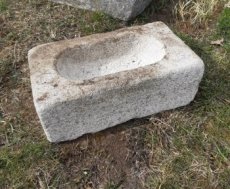 Žulové kamenné koryto- délka 51 cm
