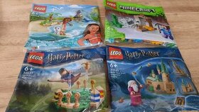 NOVÉ Lego polybagy Harry Potter, Disney, Minecraft