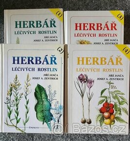 Prodám knihy Herbář léčivých rostlin 4 díly