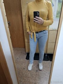 Žlutý rolák s uzlem Vero Moda, vel. M - 1