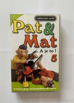 PRODÁM VHS KAZETU - PAT& MAT 5 VYDÁNÍ - 1