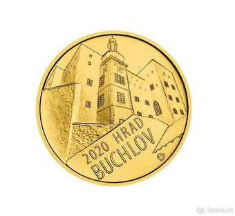 Zlatá mince 1/2 Oz 5000 Kč Hrad Buchlov 2020 Proof