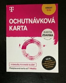 SIM karta T Mobile s kreditem 10kc