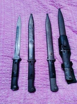 Německé bodáky K98 Mauser