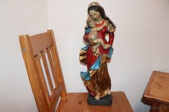 Marie a Jezulátko soška socha dřevo (225K)