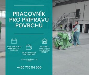 PRACOVNÍCI PRO PŘÍPRAVU POVRCHŮ