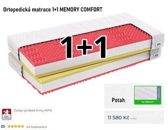 Ortopedická 7zónová matrac