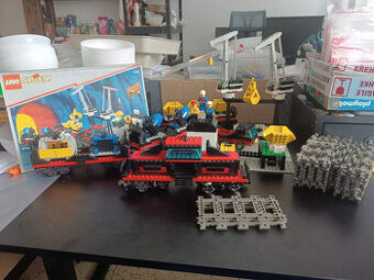 LEGO Train 9V 4565 Freight and Crane Railway +návod