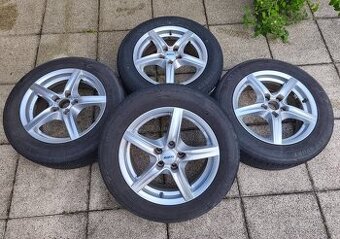 Sada alu kol Alutec 6.5Jx16 H2, ET39, pneu 205/60 R16