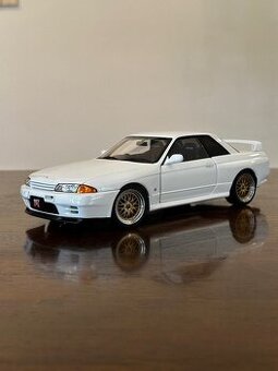 1/18 Autoart Nissan GT-R R32 V-Spec II Tuned Version White