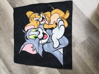 Nový Povlak na Polštářek Tom a Jerry 45cm x 45cm
