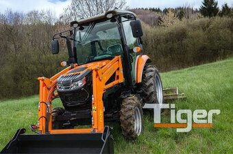 Traktor TIGER 704 s kabinou včetně předního nakladače