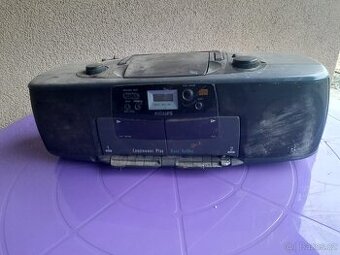 Philips rádio-kazeťák+CD