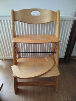 Dětská dřevěná rostoucí židle