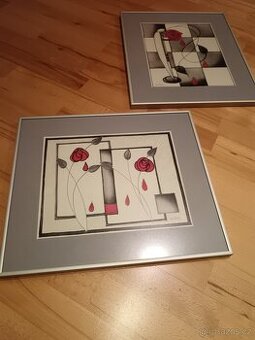 ZLEVNĚNO -2ks obrazu