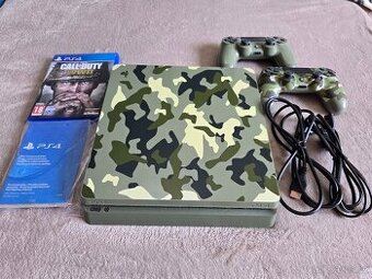PlayStation 4 Slim 1TB - limitovaná edice Green Camouflage