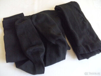 2x dámské teplé punčocháče vel. L (jedny nové)