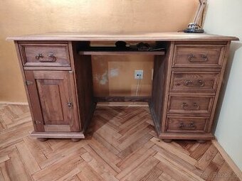 Psací stůl masiv borovice - 1