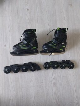 Duo zimní kolečkové brusle