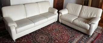 Moderní kožená sedací souprava 3+2, 3338
