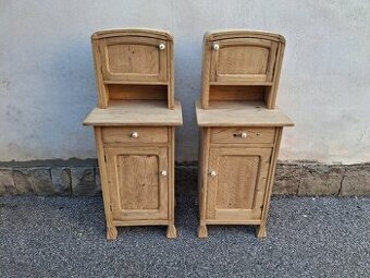 KRÁSNÉ STAROŽITNÉ NOČNÍ STOLKY PO RESTAUROVÁNÍ