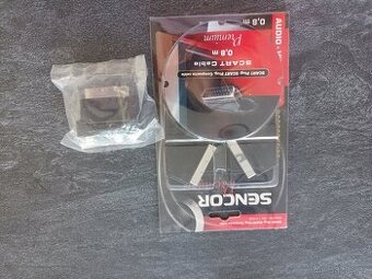 Nový Scart Kabel Sencor Premium + zdarma redukce