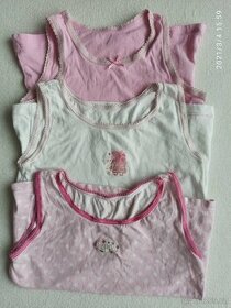 Dívčí košilky/tílka, vel. 3-4, 98-104 - ZDARMA