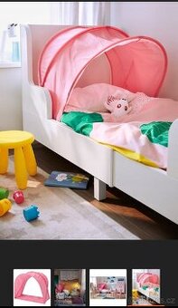 Ikea baldachýn růžový