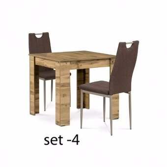 Jídelní set stůl + 2 x židle víc typů.