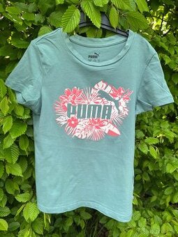 Dívčí zelené tričko Puma vel. 140