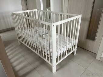 Dětská postýlka IKEA Gulliver 60x120cm+matrace